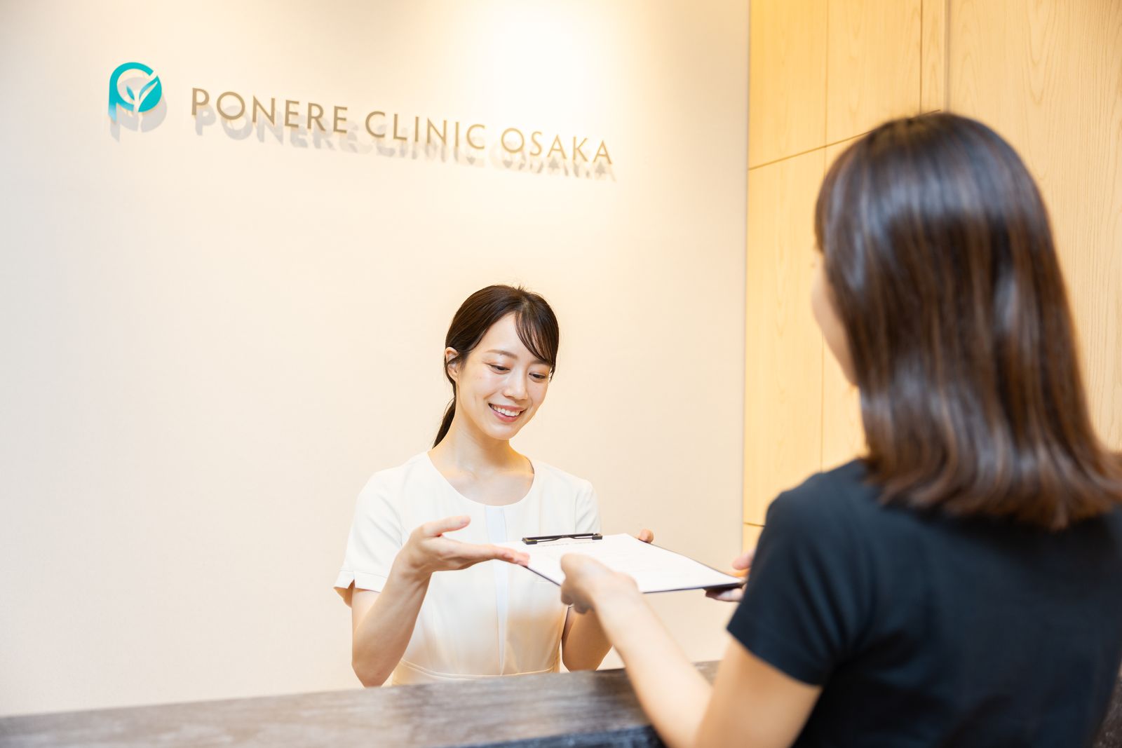 受付でのお会計・お薬のご案内
